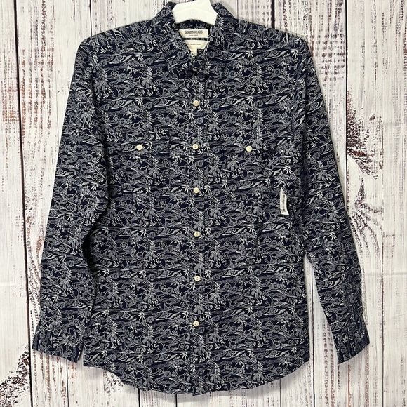 Goodthreads Men's Slim-Fit Long-Sleeve Linen and Cotton Blend Shirt- Small - Picture 10 of 12